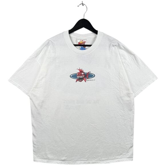 Vintage Piranha Z Graphic T-Shirt XXL - Picture 1 of 7
